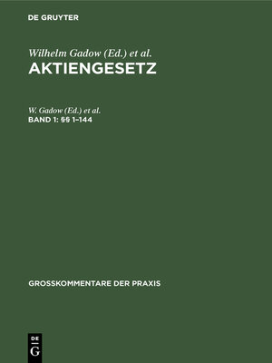 cover image of §§ 1–144